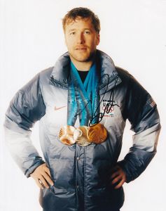 Bode Miller autographed 2010 Winter Olympics 8x10 photo