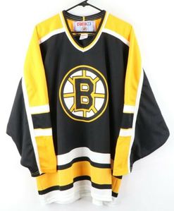 Boston Bruins authentic CCM black 1990s blank replica jersey LIKE NEW