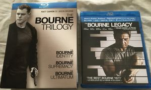 Bourne Trilogy and Bourne Legacy set of 4 movies on Blu-ray DVDs LIKE NEW