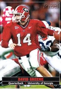 David Greene Georgia Bulldogs 2004 Sports Illustrated for Kids Rookie Card