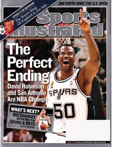 David Robinson San Antonio Spurs 2003 NBA Championship Sports Illustrated magazine (pristine)