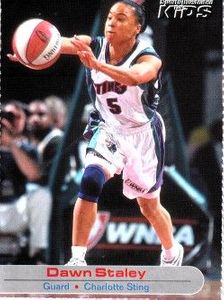 Dawn Staley WNBA Charlotte Sting 2000 Sports Illustrated for Kids card