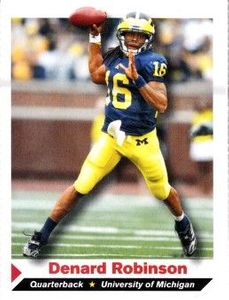 Denard Robinson Michigan Wolverines 2011 Sports Illustrated for Kids Rookie Card