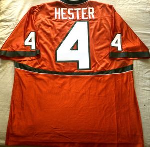 Devin Hester 2004 2005 Miami Hurricanes authentic Nike stitched orange size XL jersey LIKE NEW