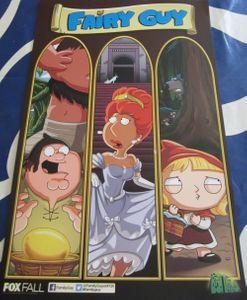 Family Guy 2013 San Diego Comic-Con exclusive 11x17 mini promo poster