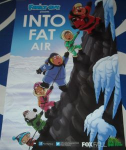 Family Guy Into Fat Air 2012 San Diego Comic-Con mini 11x17 promo poster