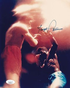 Floyd Patterson autographed 8x10 boxing photo (JSA)