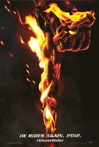 Ghost Rider Spirit of Vengeance set of 2 mini movie posters (Nicolas Cage)