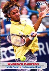 Gustavo Kuerten 2002 Sports Illustrated for Kids tennis card
