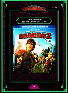How to Train Your Dragon 2 movie DVD release 2014 Comic-Con exclusive promo card