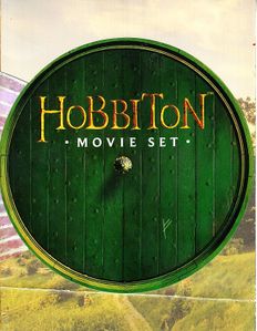 Hobbiton movie set New Zealand souvenir map from Lord of the Rings & The Hobbit trilogies (damaged)