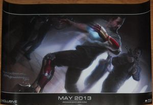Iron Man 3 Marvel 2012 Comic-Con exclusive 13x20 promo artwork movie poster
