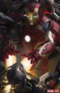 Iron Man Avengers 2 Age of Ultron 2014 Comic-Con exclusive promo Marvel movie poster