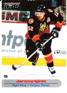 Jarome Iginla Calgary Flames 2002 Sports Illustrated for Kids card