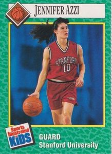 Jennifer Azzi Stanford 1990 Sports Illustrated for Kids Rookie Card plus 1992 Classic and 1996 Classic Legends cards