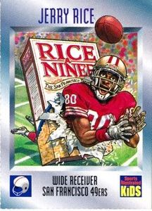 Jerry Rice San Francisco 49ers 1995 Sports Illustrated for Kids card