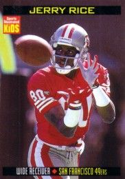 Jerry Rice San Francisco 49ers 1999 Sports Illustrated for Kids card