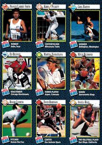 Kirby Puckett David Robinson Roger Clemens Martina Navratilova 1992 Sports Illustrated for Kids 9 card sheet