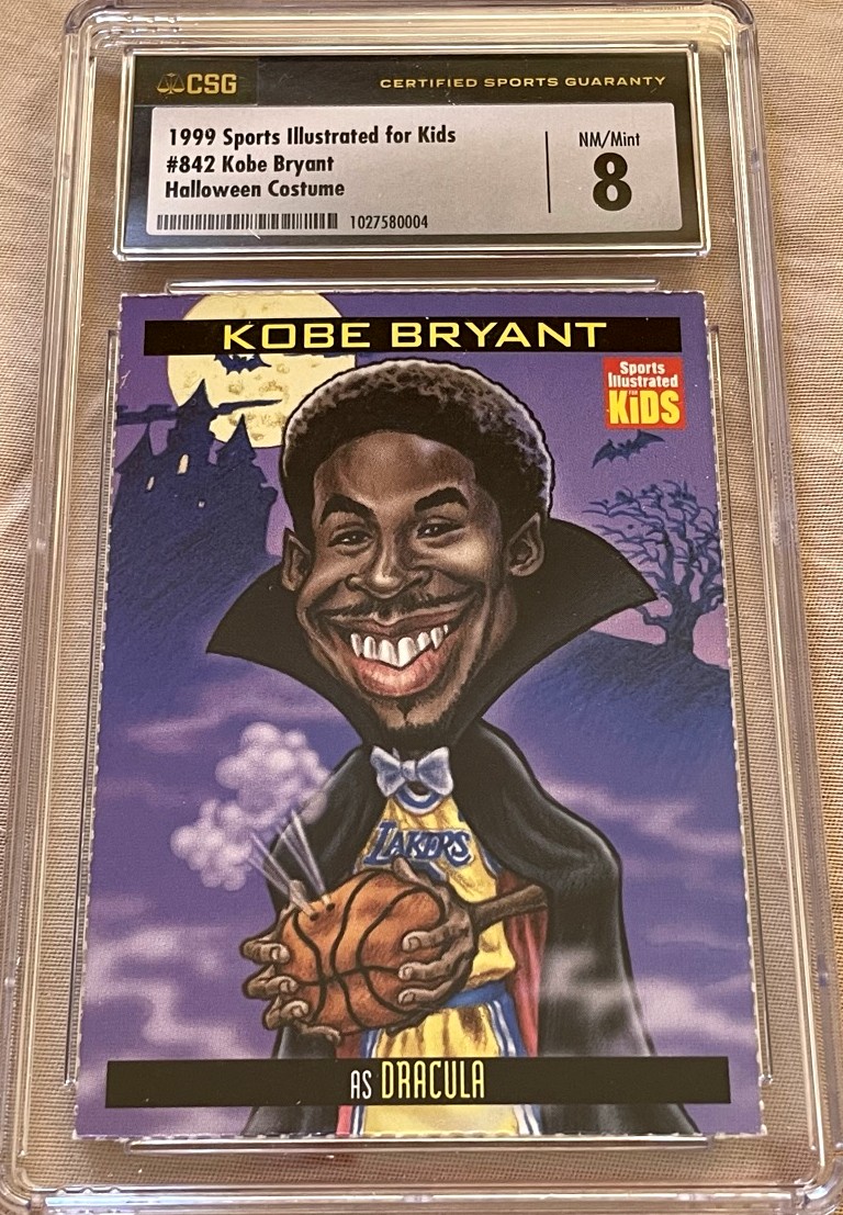 Kobe Bryant Los Angeles Lakers 1999 Sports Illustrated for Kids card