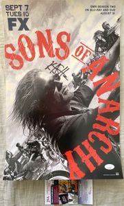 Kurt Sutter autographed Sons of Anarchy 2010 San Diego Comic-Con poster JSA