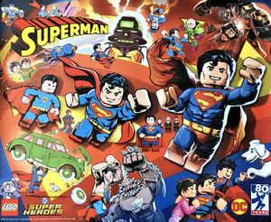 LEGO Superman DC Super Heroes 2018 San Diego Comic-Con 16x20 poster