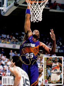 Oliver Miller autographed Phoenix Suns Beckett Basketball back cover photo