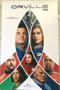 Orville 2018 San Diego Comic-Con 11x17 inch Fox mini promo poster