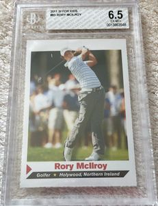 Rory McIlroy 2011 Sports Illustrated for Kids golf Rookie Card BGS graded 6.5 ExMt+