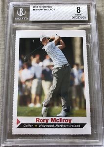 Rory McIlroy 2011 Sports Illustrated for Kids golf Rookie Card graded BGS 8 NrMt-Mt