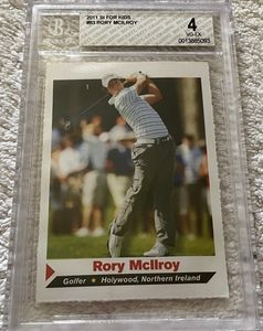 Rory McIlroy 2011 Sports Illustrated for Kids golf Rookie Card BGS graded 4 VgEx