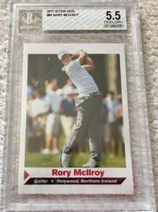 Rory McIlroy 2011 Sports Illustrated for Kids golf Rookie Card BGS graded 5.5 Ex-ExMt