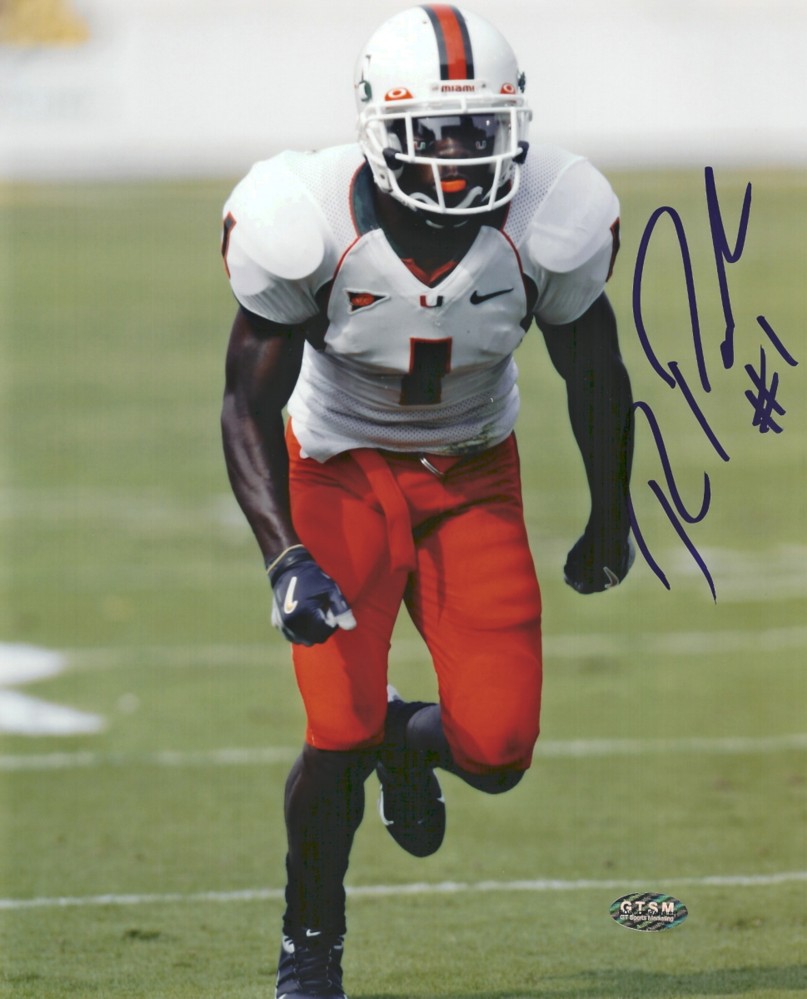 Roscoe Parrish autographed Miami Hurricanes 8x10 photo