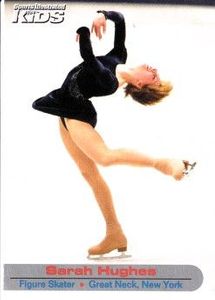 Sarah Hughes 2002 Sports Illustrated for Kids skating card