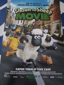 Shaun the Sheep set of 2 mini 2015 movie posters