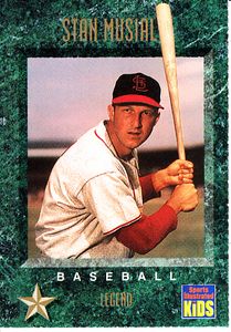 Stan Musial St. Louis Cardinals 1994 Sports Illustrated for Kids Legends card