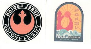 Star Wars Rebel Legion set of 2 temporary tattoos