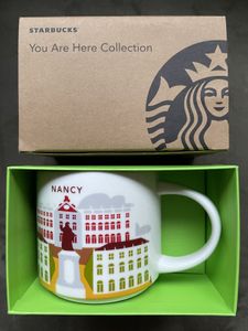 Starbucks 2013 You Are Here Collection Nancy (France) 14 ounce collector coffee mug NEW