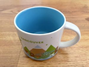 Starbucks 2013 You Are Here Collection Vancouver 14 ounce collector coffee mug LIKE NEW