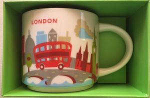 Starbucks 2013 You Are Here Collection London 14 ounce collector coffee mug NEW