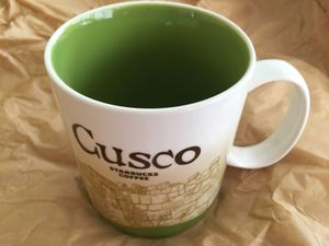 Starbucks 2008 Global Icon Series Cusco (Peru) 16 ounce collector coffee mug NEW