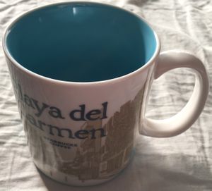 Starbucks 2008 Global Icon Series Playa del Carmen 16 ounce collector coffee mug NEW