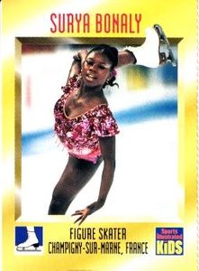 Surya Bonaly 1995 Sports Illustrated for Kids skating Rookie Card (hairline crease)