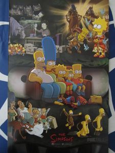 The Simpsons 2015 San Diego Comic-Con mini 11x17 inch FOX promo poster