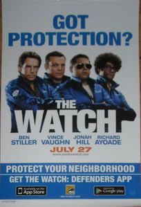The Watch 2012 Comic-Con exclusive mini 11x17 movie poster limited edition 2000 (Jonah Hill Ben Stiller Vince Vaughn)
