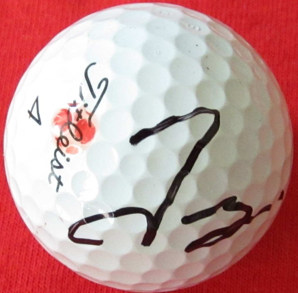 Tom Gillis autographed 2013 PGA Farmers Insurance Open tournament used
