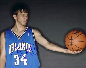 Travis Diener autographed Orlando Magic 8x10 photo