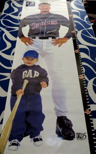 Trevor Hoffman autographed San Diego Padres vintage 1990s life size poster (MLB authenticated)