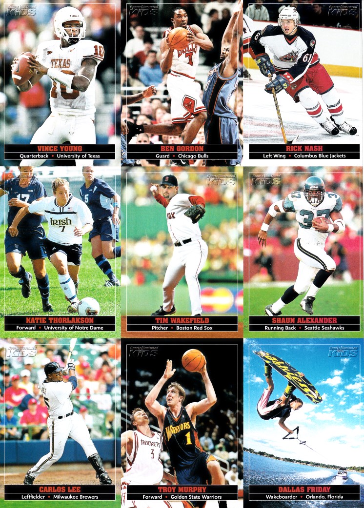 Vince Young Rookie Card Shaun Alexander Ben Gordon Rick Nash 2005