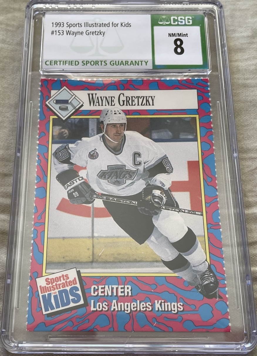 Wayne Gretzky Los Angeles Kings 1993 Sports Illustrated for Kids card