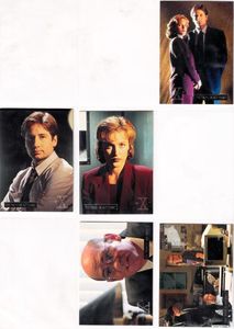 X-Files Season 1 Topps silver foil parallel partial set (53 different cards out of 72)